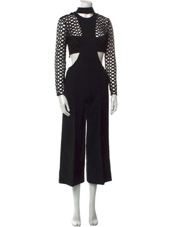 Self-Portrait Turtleneck Jumpsuit