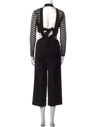 Self-Portrait Turtleneck Jumpsuit