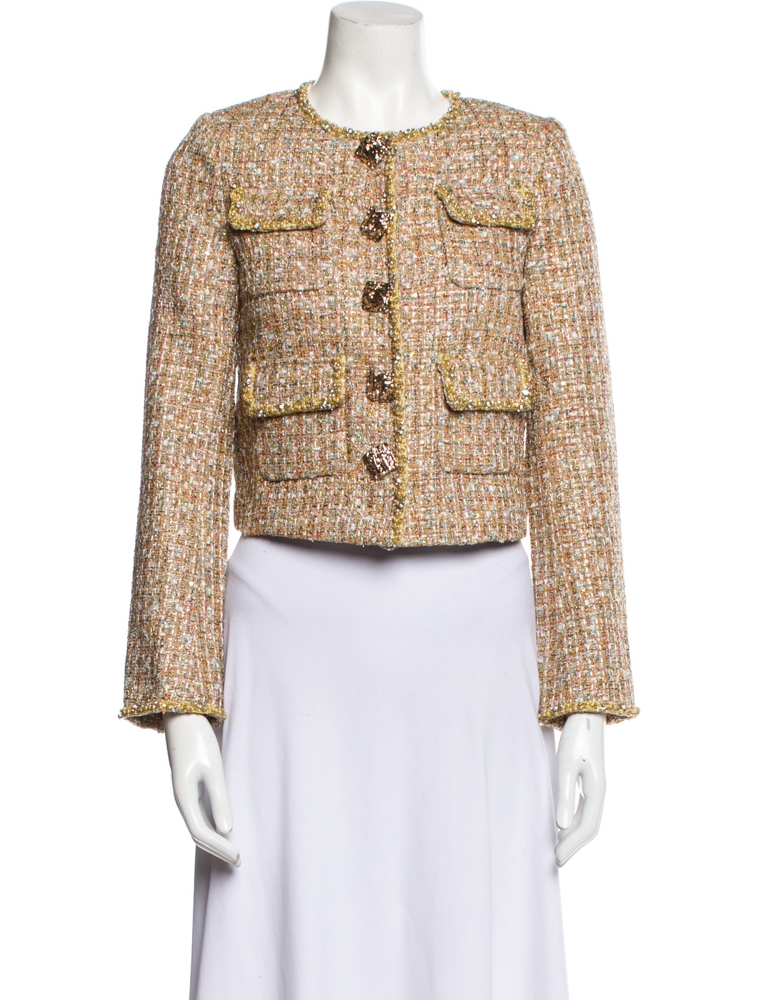 Self-Portrait Tweed Pattern Jacket w/ Tags