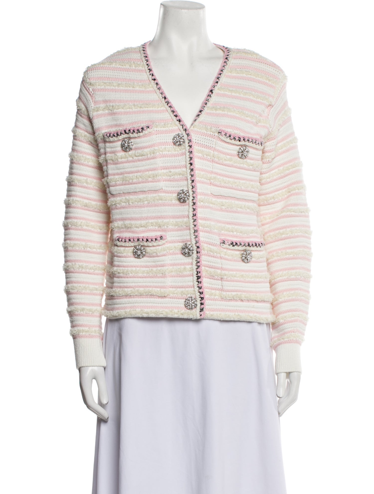 Self-Portrait Striped Jacket