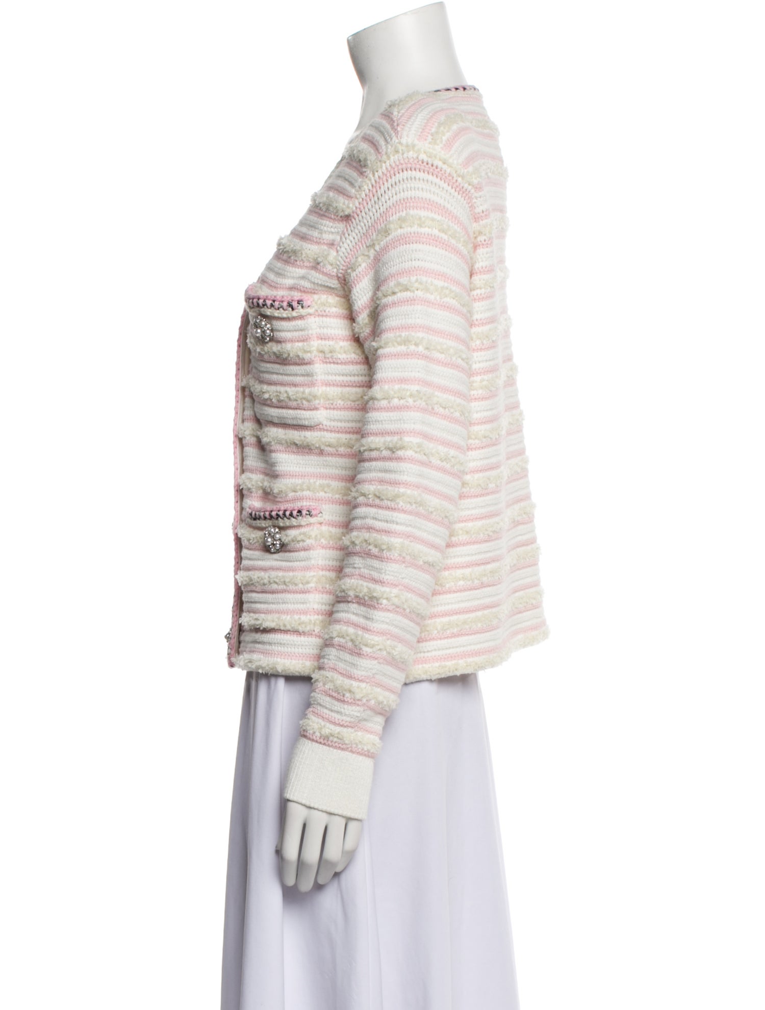 Self-Portrait Striped Jacket