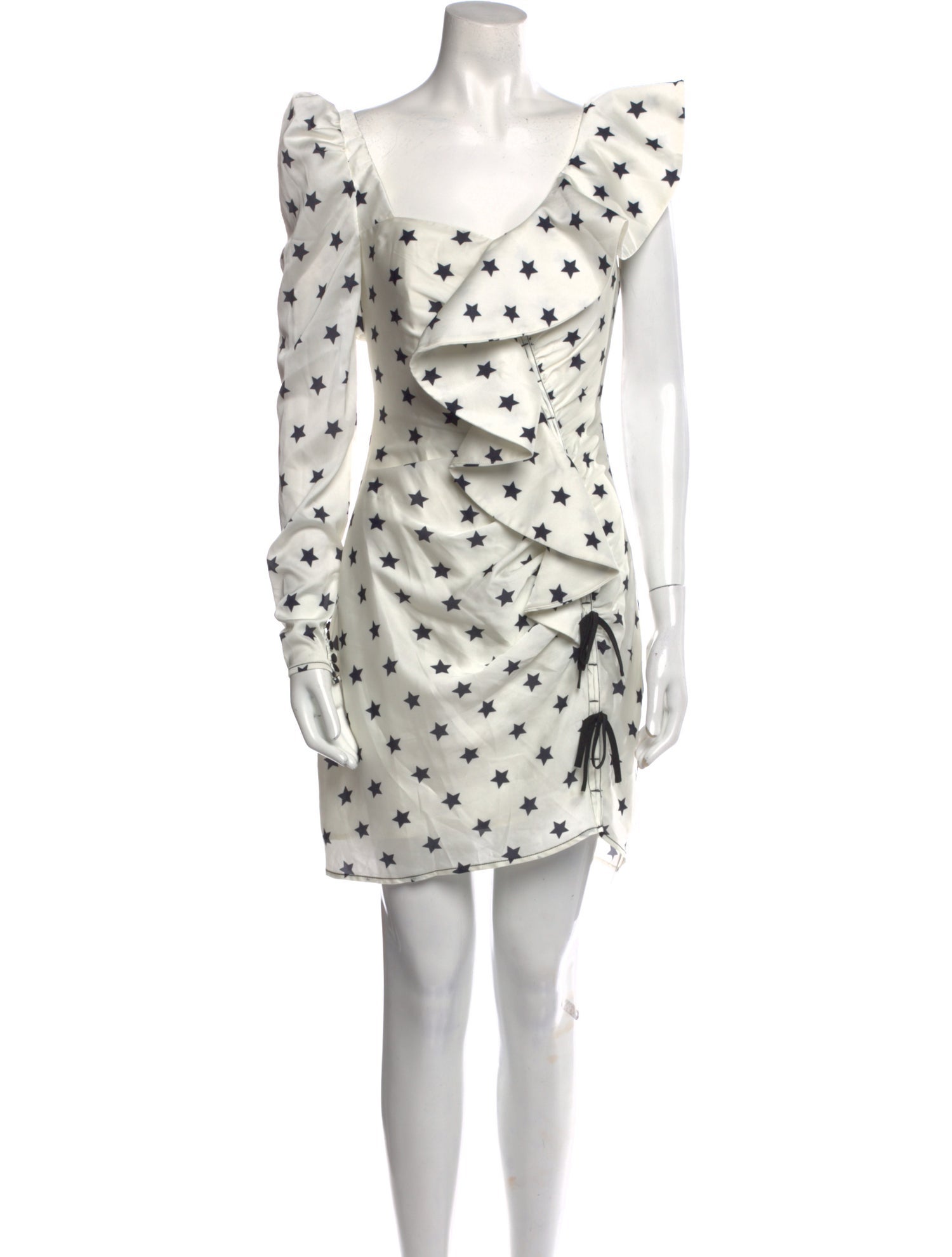 Self-Portrait Printed Mini Dress w/ Tags