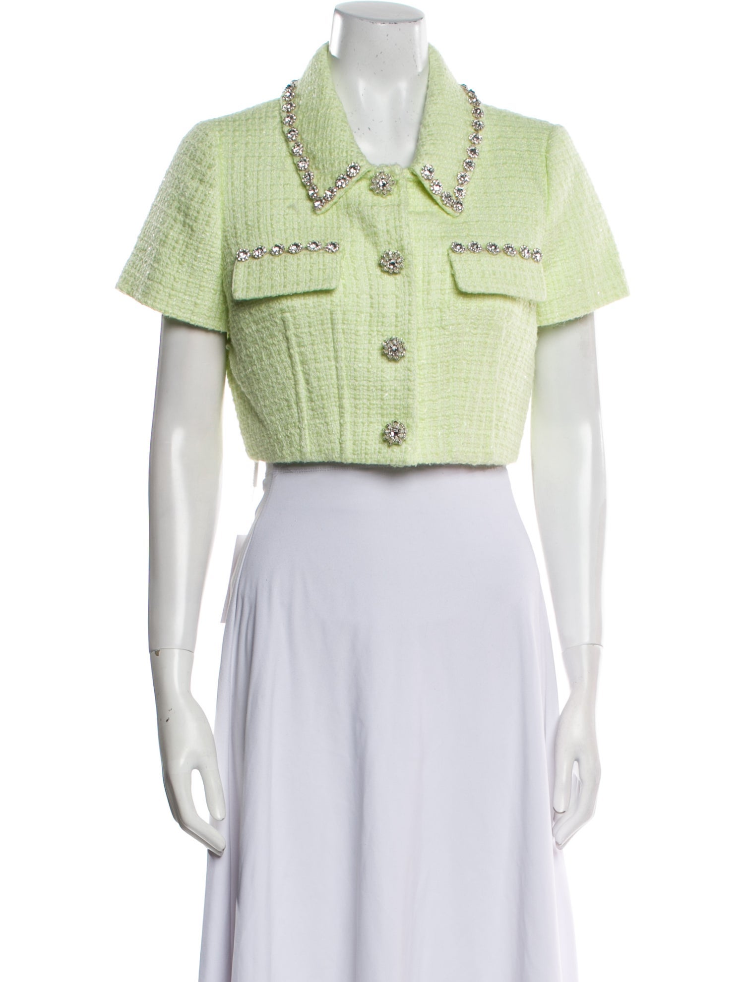 Self-Portrait Tweed Pattern Bolero w/ Tags