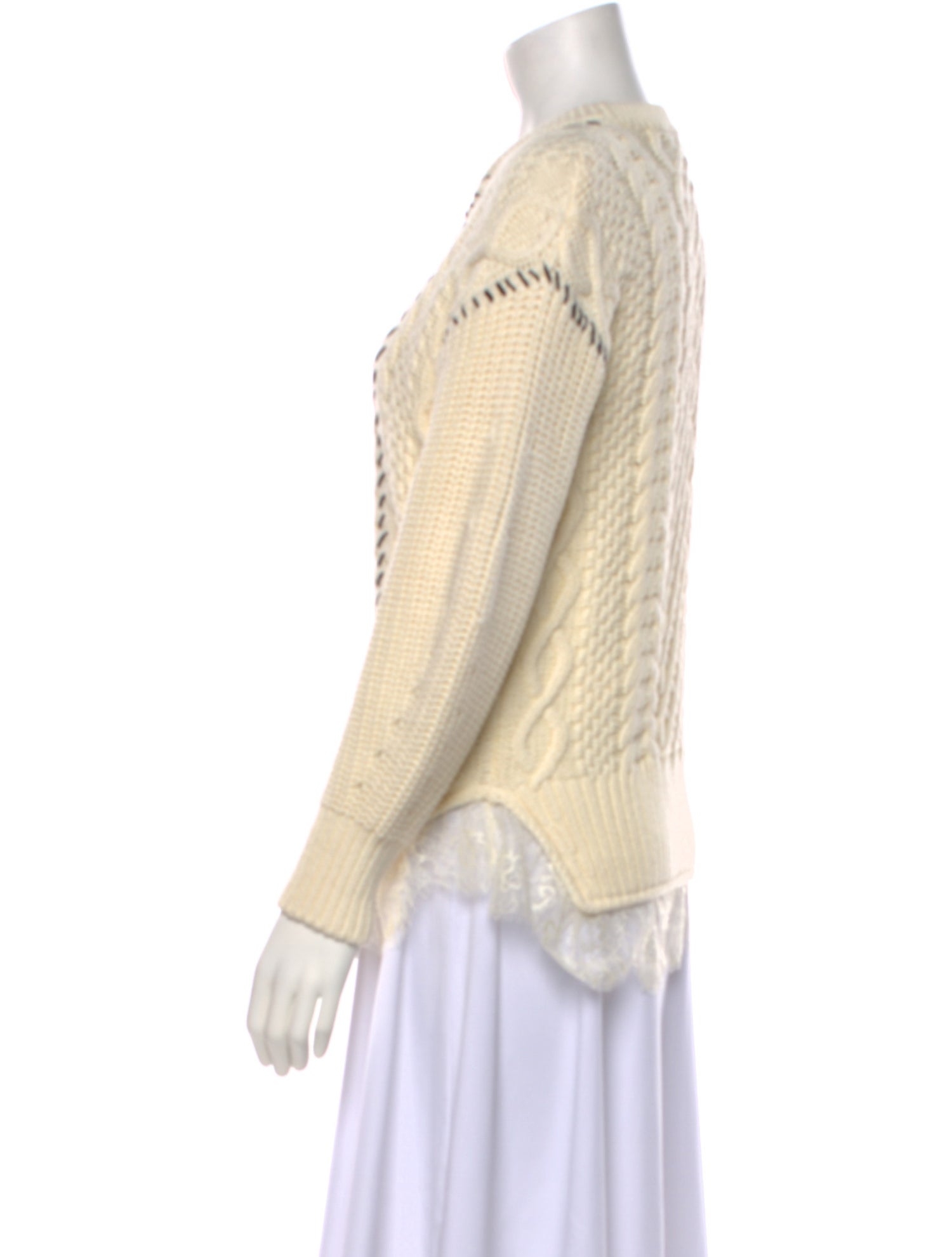 Self-Portrait Crew Neck Sweater