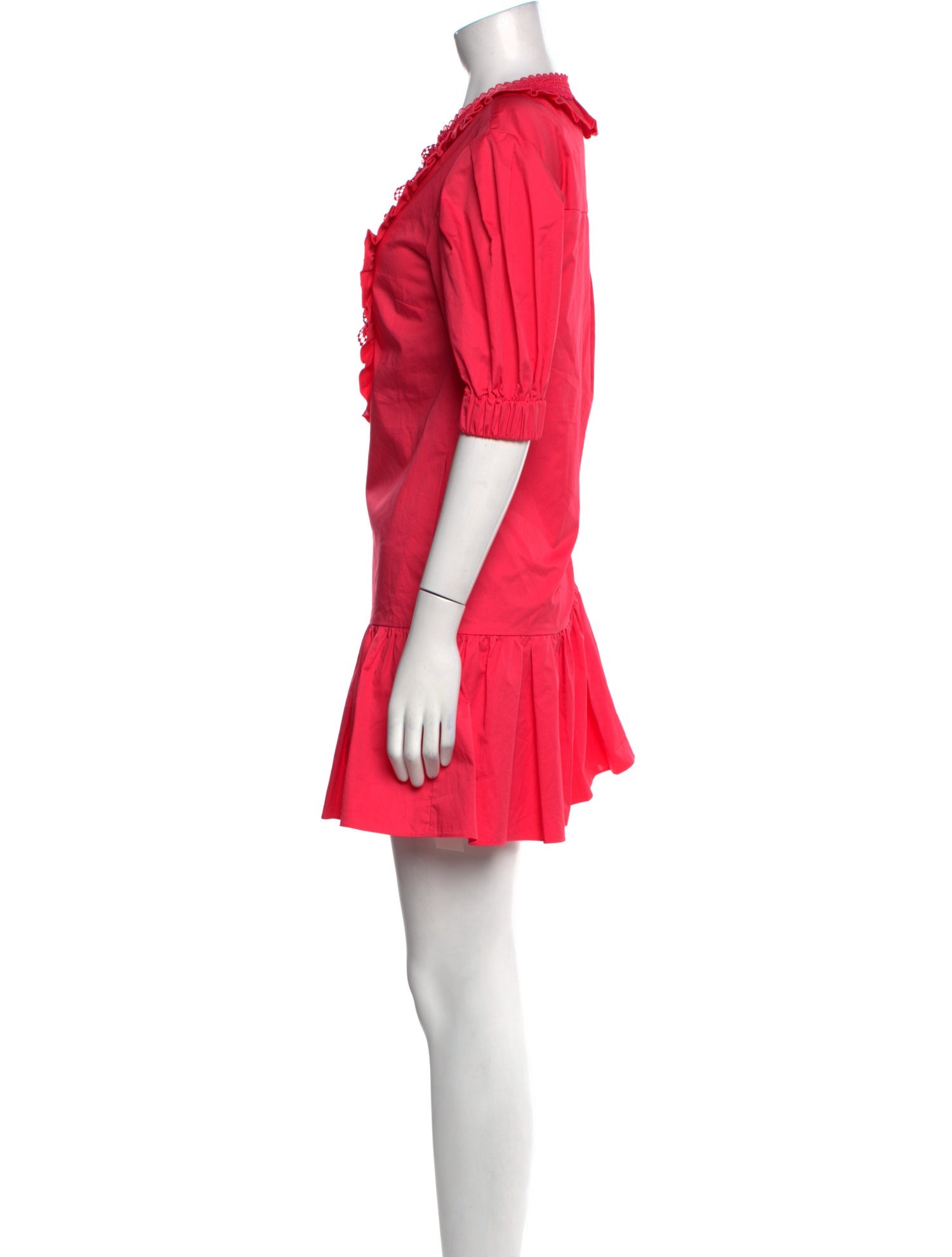 Self-Portrait Crew Neck Mini Dress