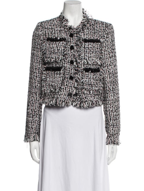 Self-Portrait Tweed Pattern Jacket