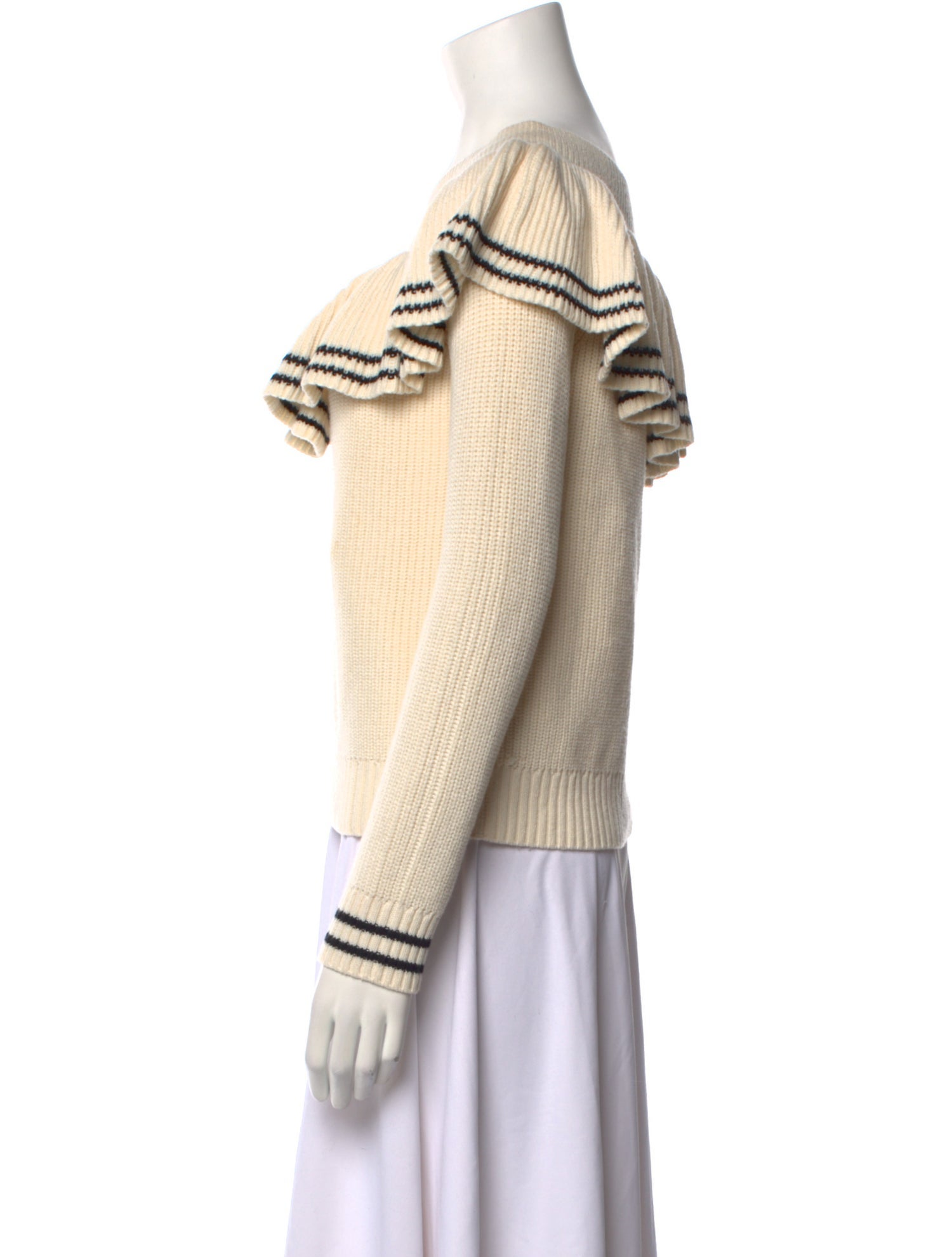 Self-Portrait Wool Striped Sweater