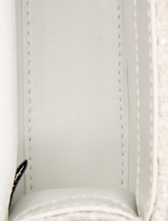 Self-Portrait Tweed Top Handle Bag