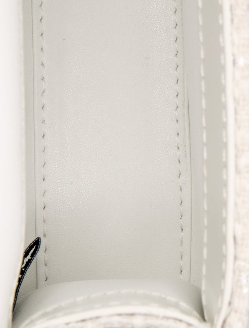 Self-Portrait Tweed Top Handle Bag