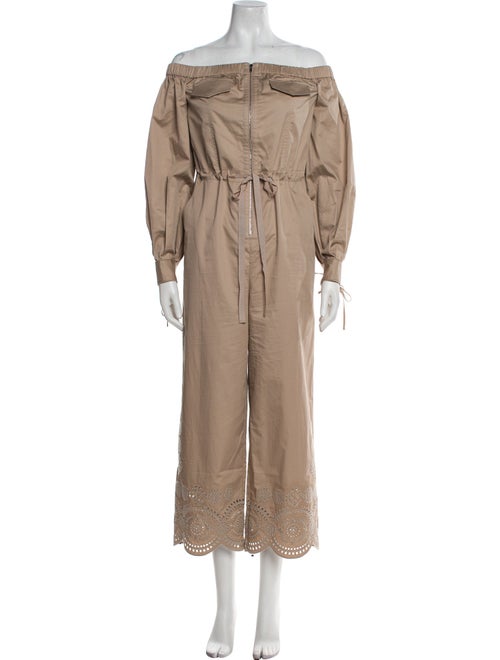 Self-Portrait Off-The-Shoulder Jumpsuit