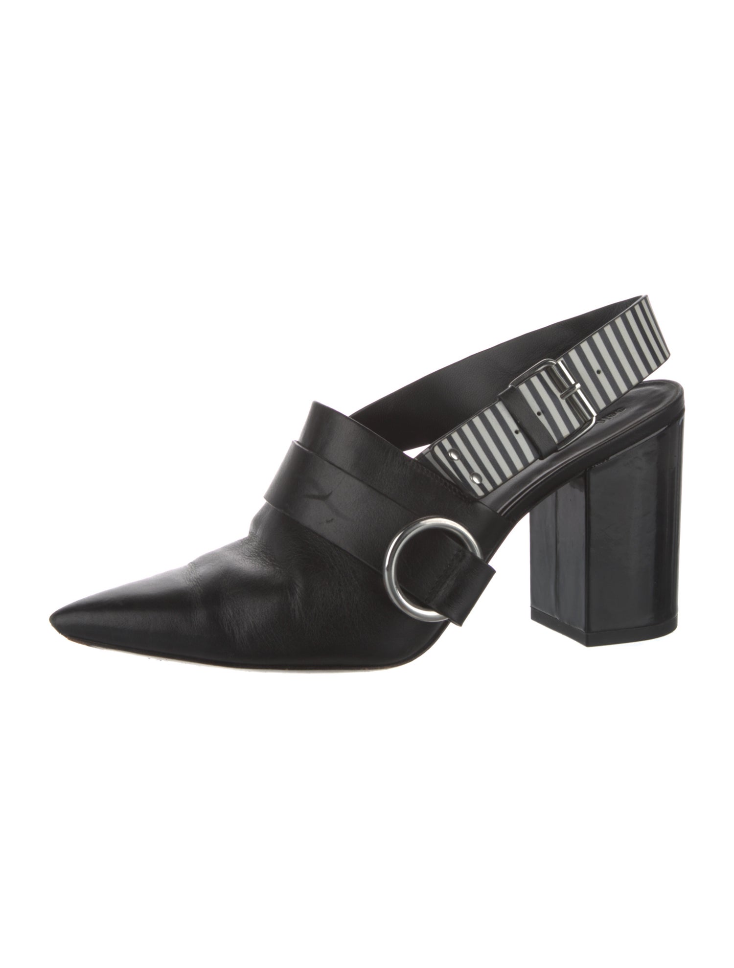 Self-Portrait Leather Pumps