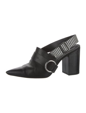 Self-Portrait Leather Pumps