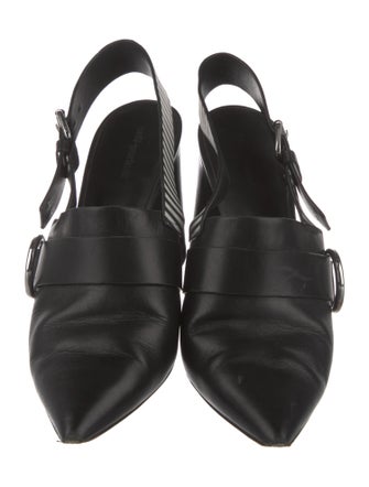 Self-Portrait Leather Pumps