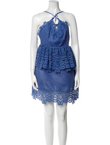 Self-Portrait Dresses Halterneck Mini Dress Us4, UK8 | S