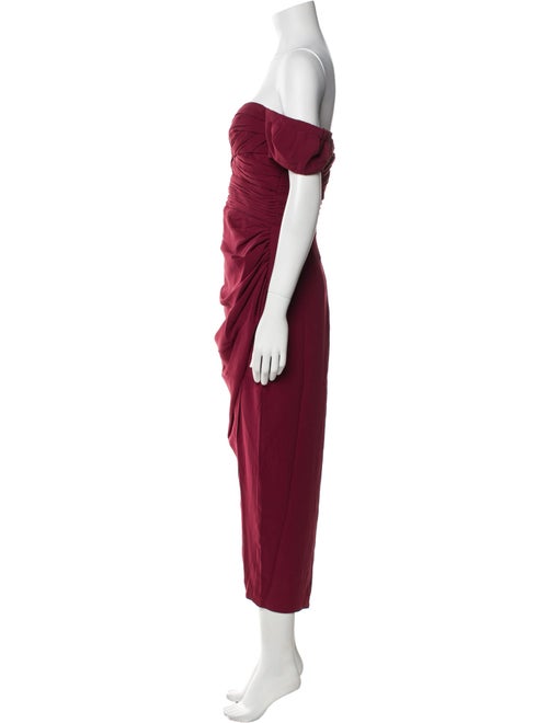 Self-Portrait V-Neck Long Dress