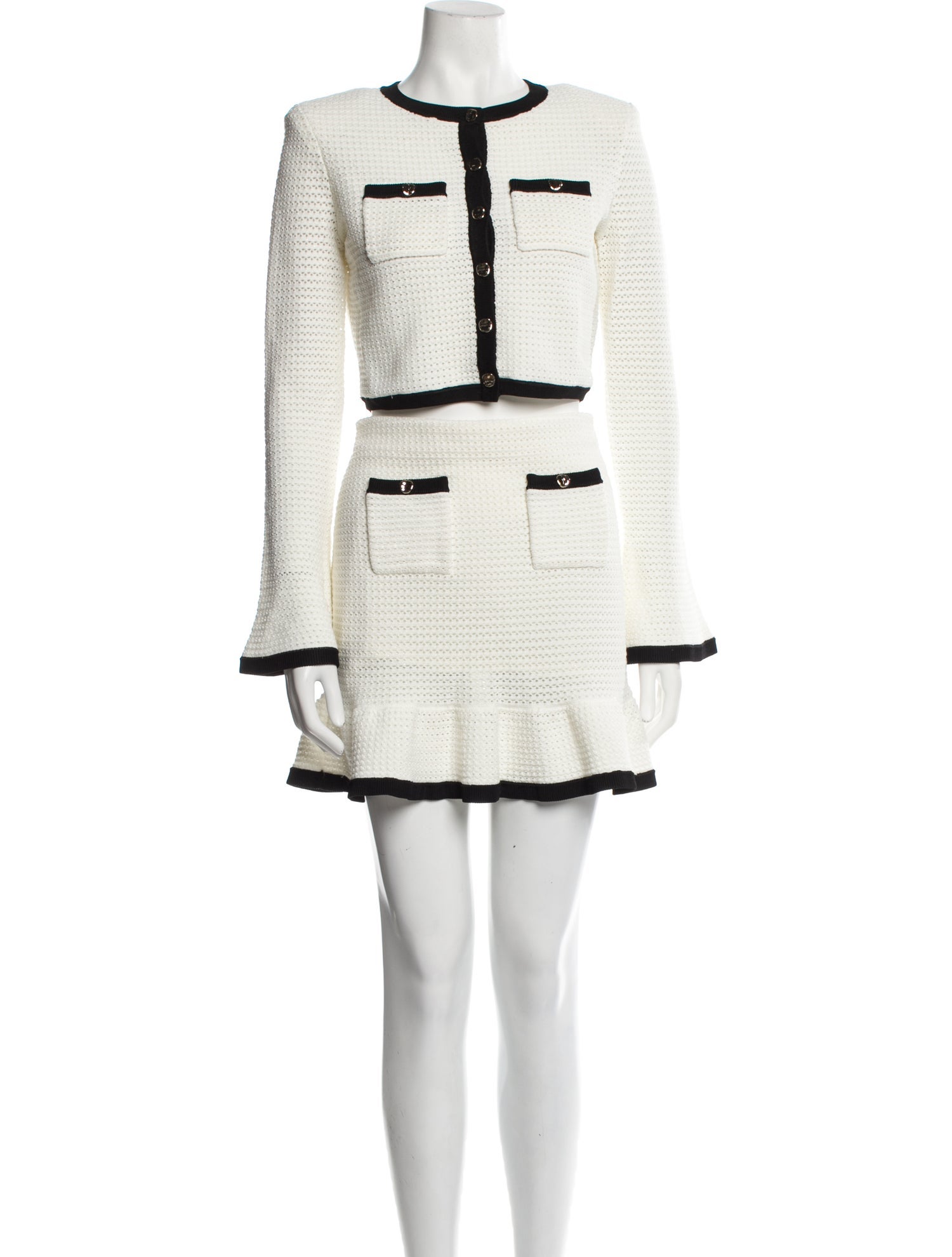 Self-Portrait Striped Skirt Set w/ Tags