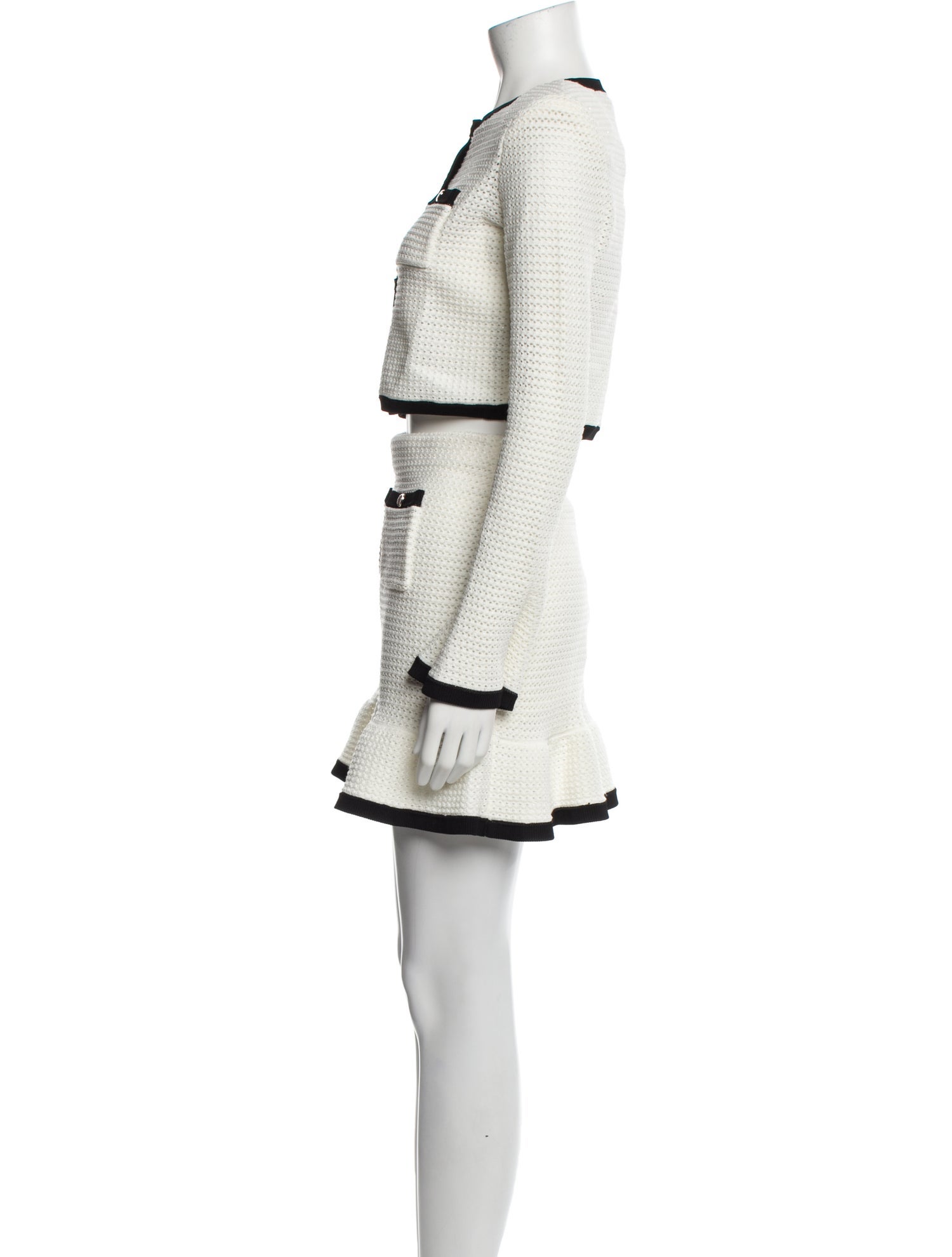 Self-Portrait Striped Skirt Set w/ Tags