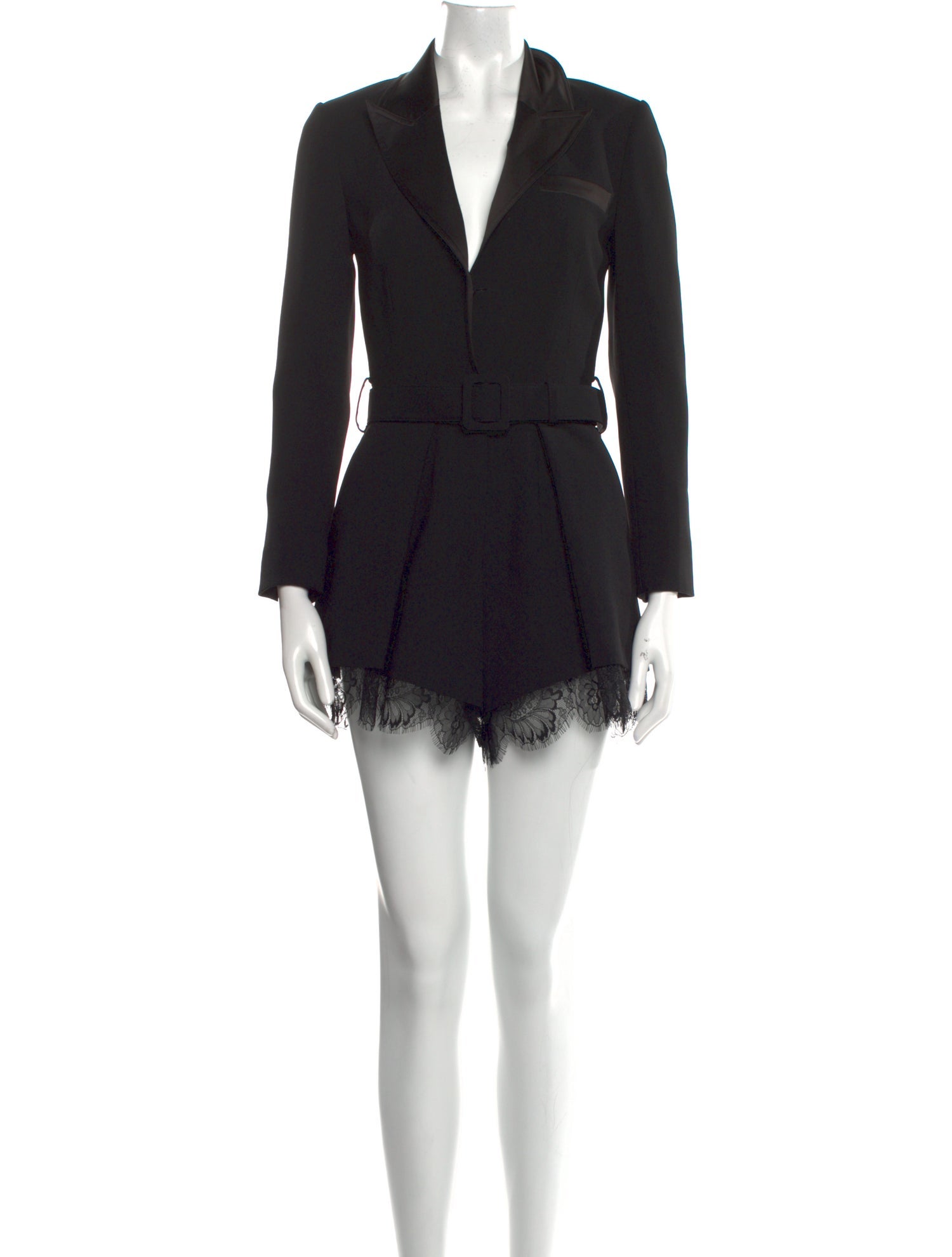 Self-Portrait V-Neck Romper