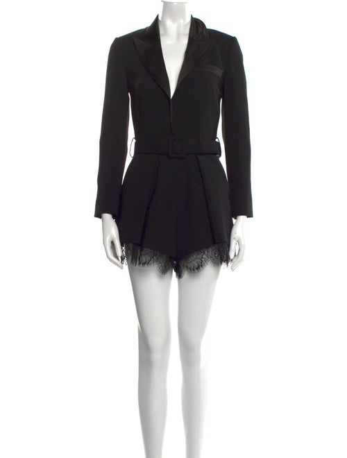 Self-Portrait V-Neck Romper