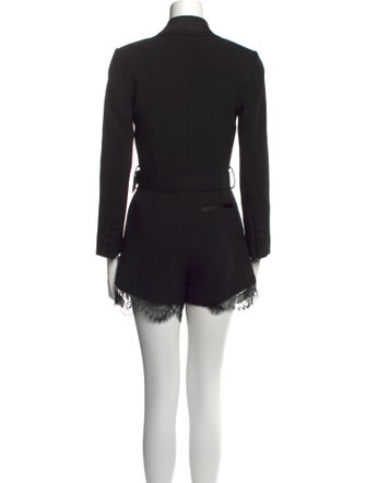 Self-Portrait V-Neck Romper