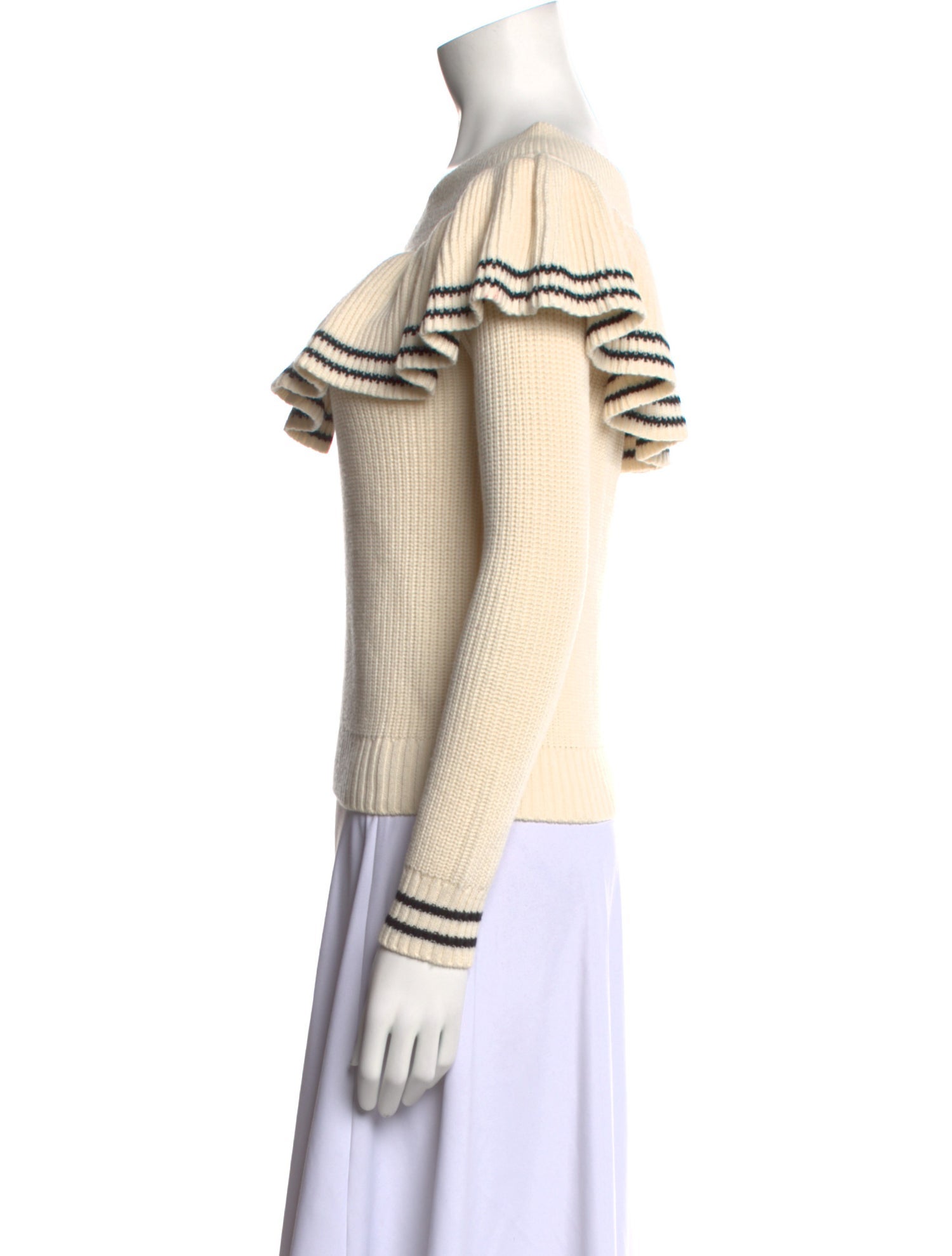 Self-Portrait Wool Striped Sweater