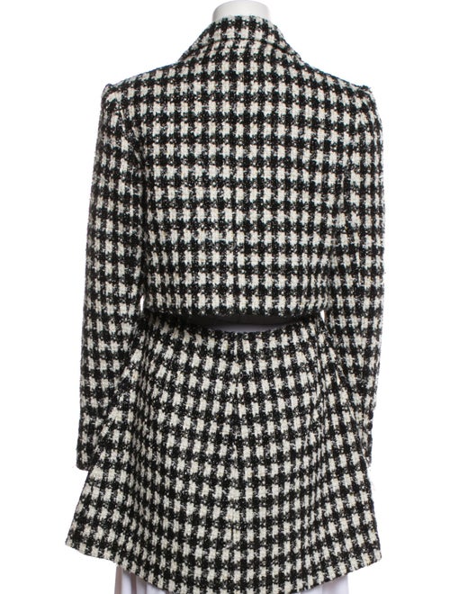 Self-Portrait Tweed Pattern Peacoat