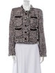 Self-Portrait Tweed Pattern Blazer