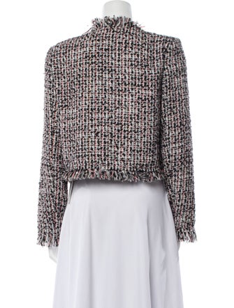 Self-Portrait Tweed Pattern Blazer