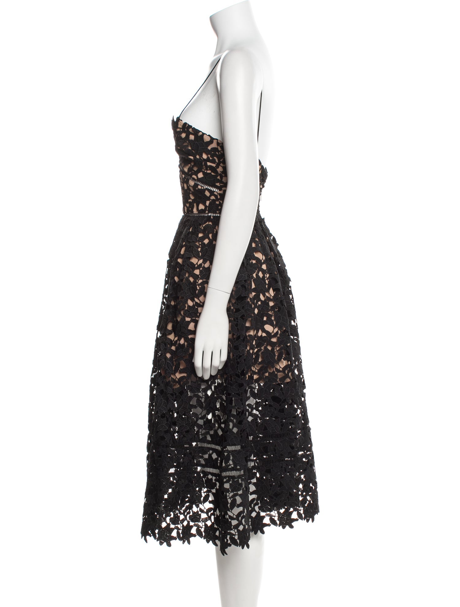 Self-Portrait Square Neckline Midi Length Dress w/ Tags