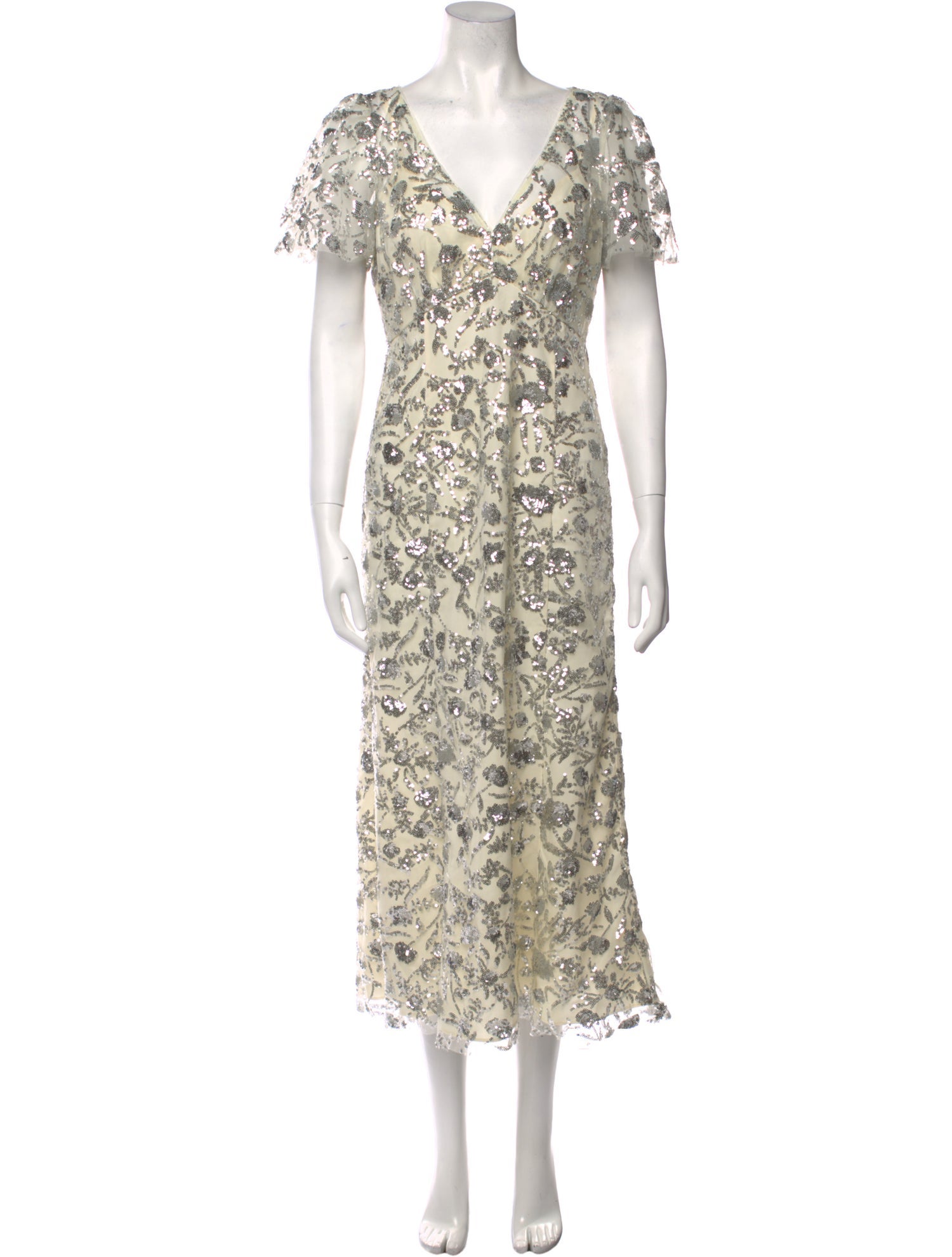 Self-Portrait Patterned Long Dress