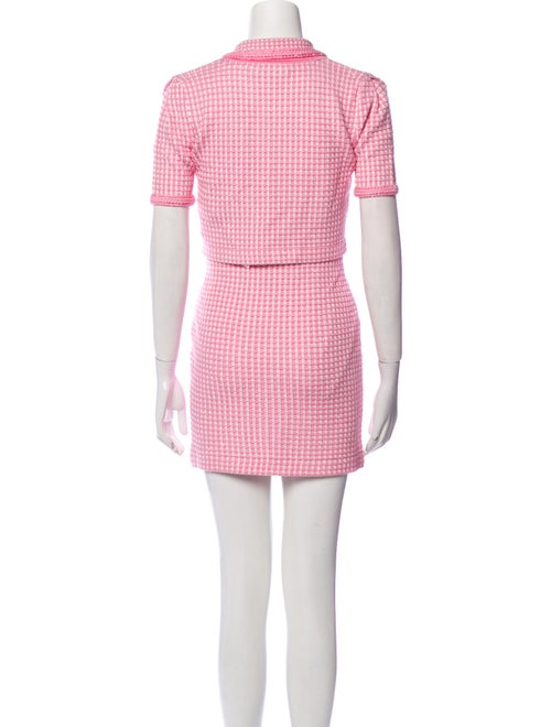 Self-Portrait Tweed Pattern Skirt Set