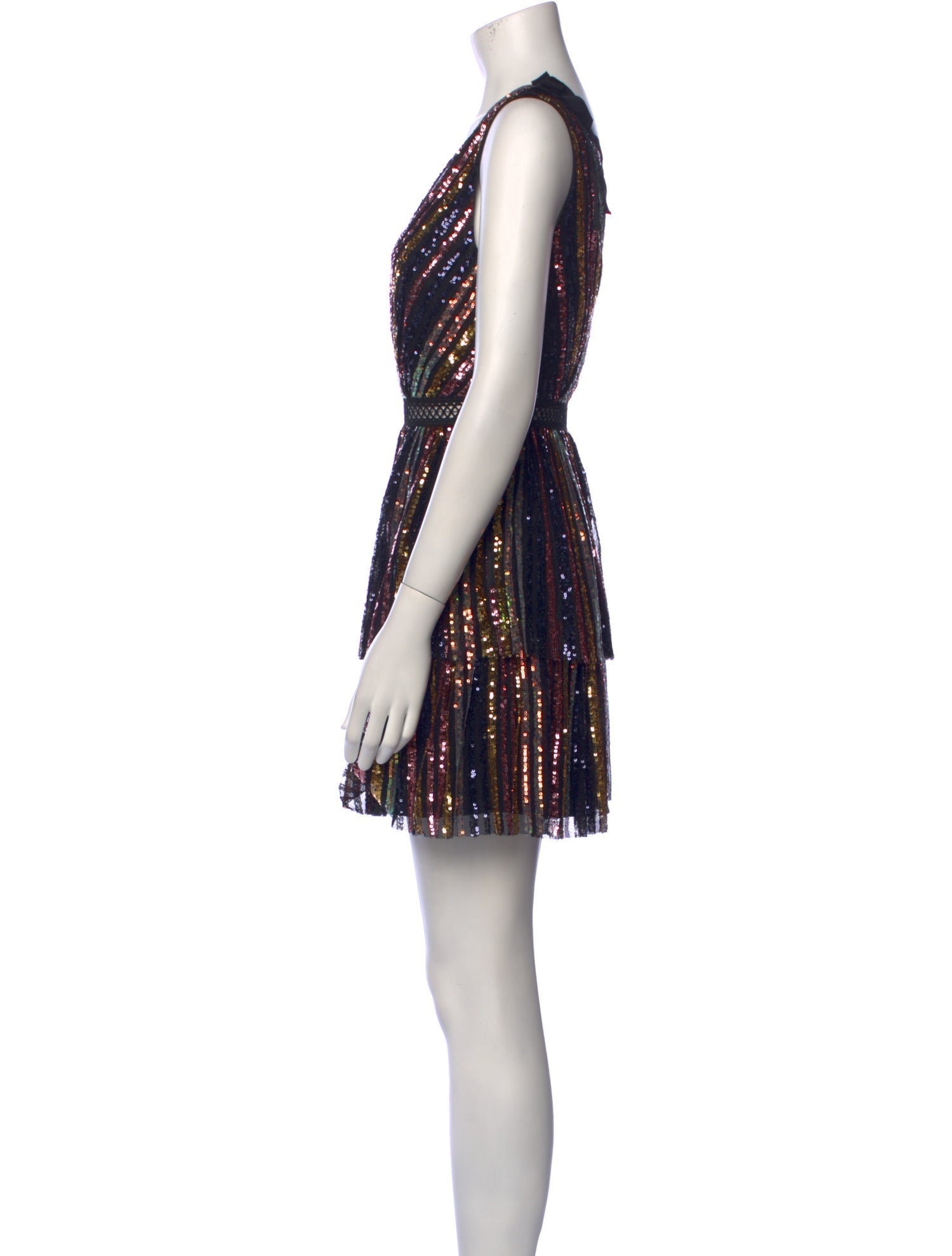 Self-Portrait Printed Mini Dress