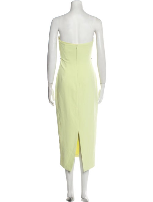 Self-Portrait Strapless Midi Length Dress