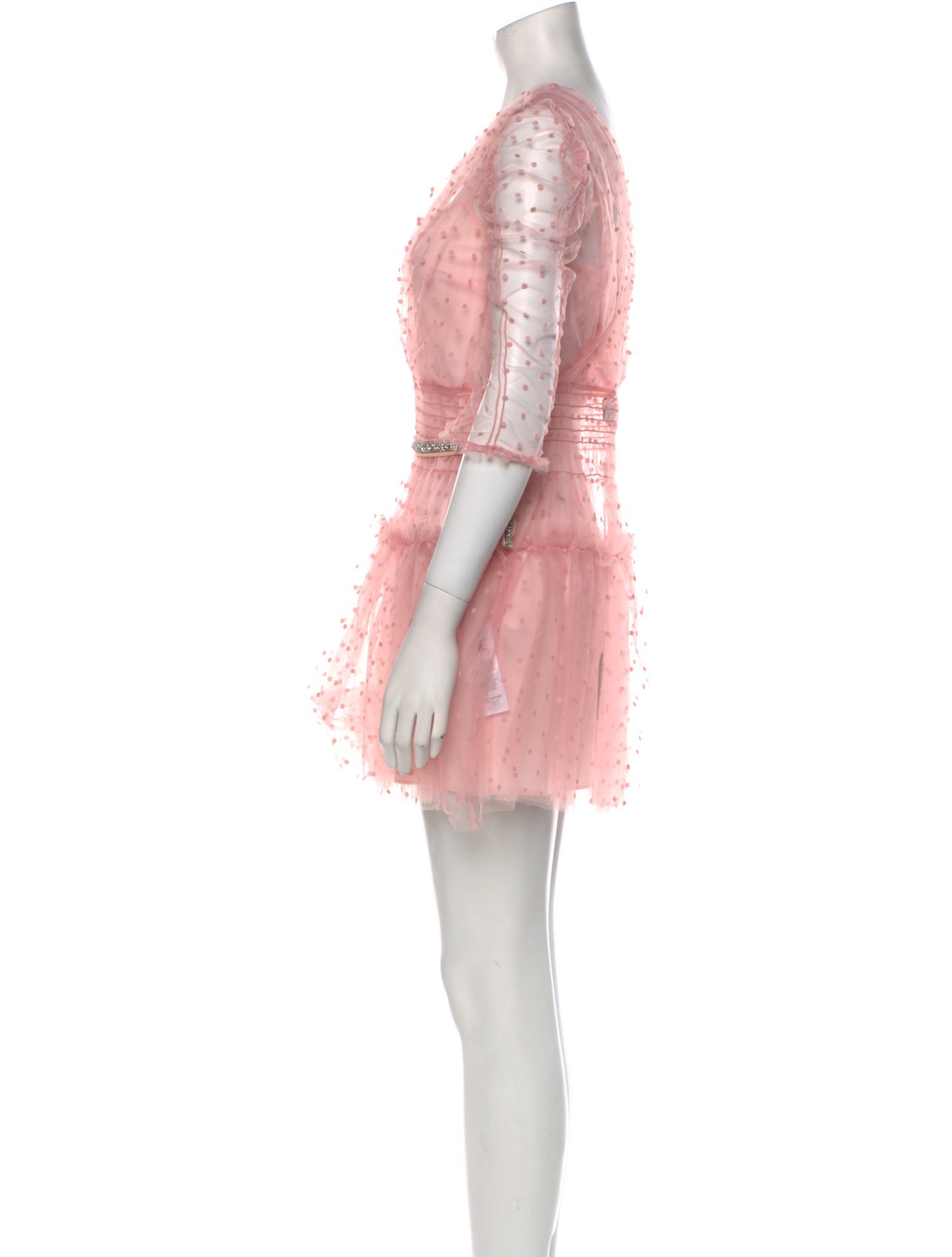 Self-Portrait V-Neck Mini Dress w/ Tags