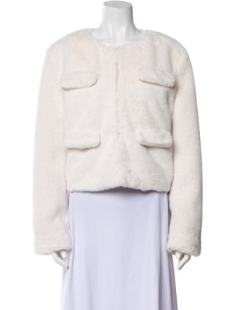 Self-Portrait Faux Fur Jacket