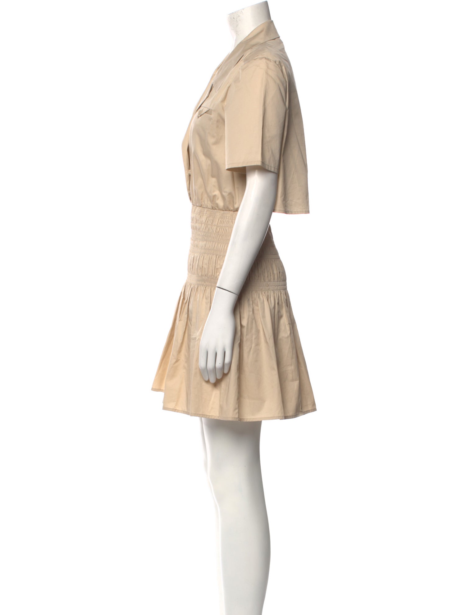 Self-Portrait V-Neck Mini Dress