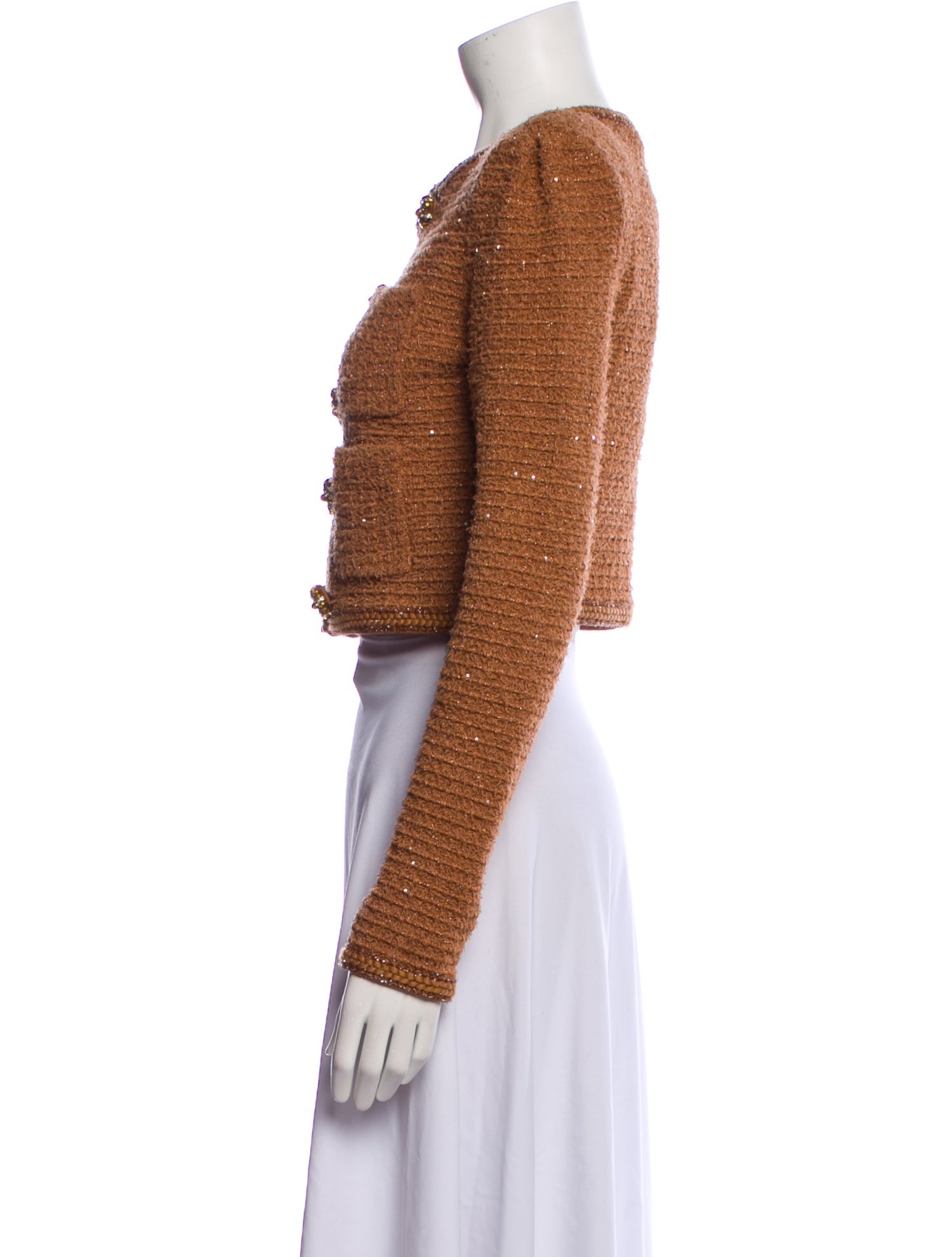 Self-Portrait Tweed Pattern Evening Jacket w/ Tags