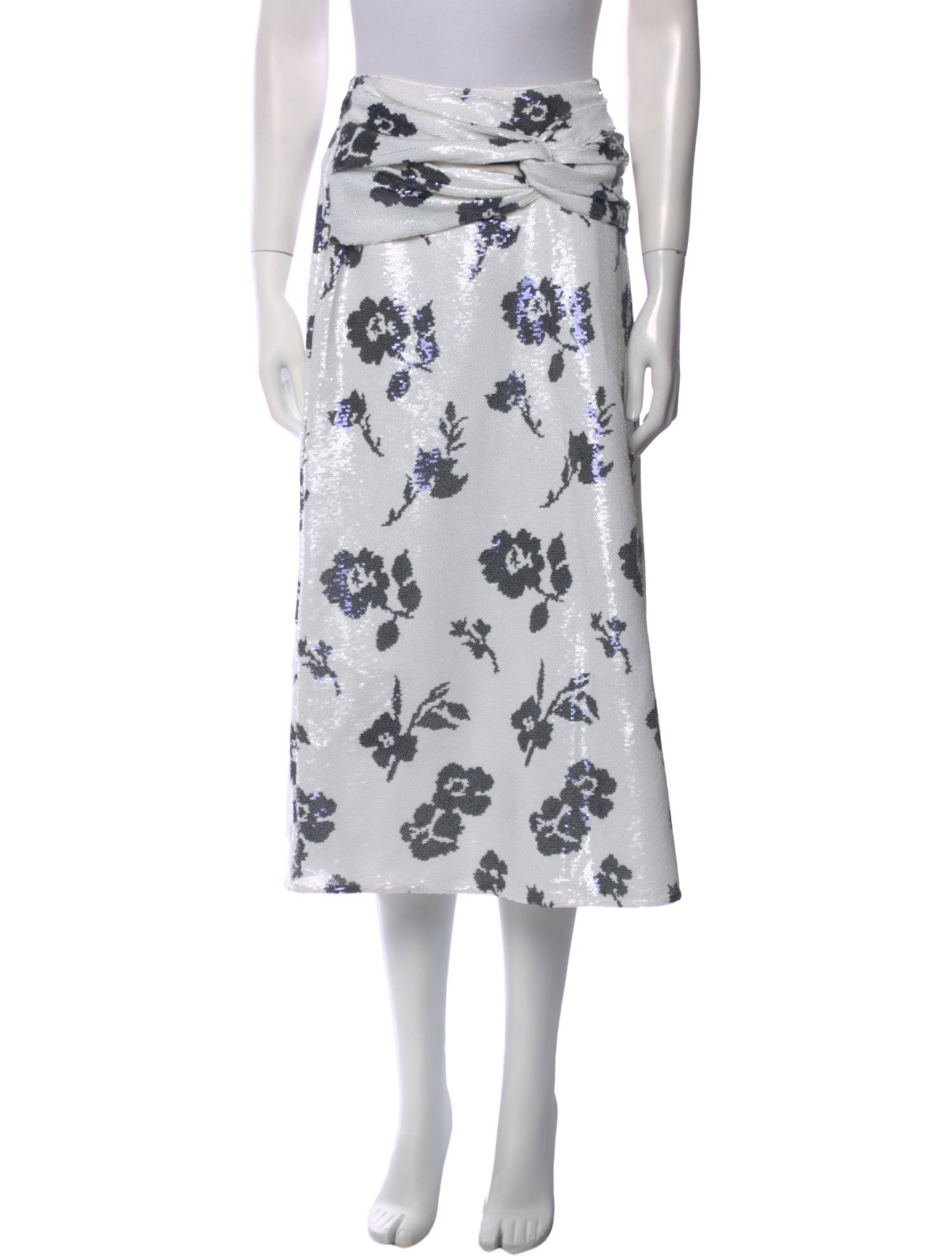 Self-Portrait Sequin Midi Length Skirt w/ Tags