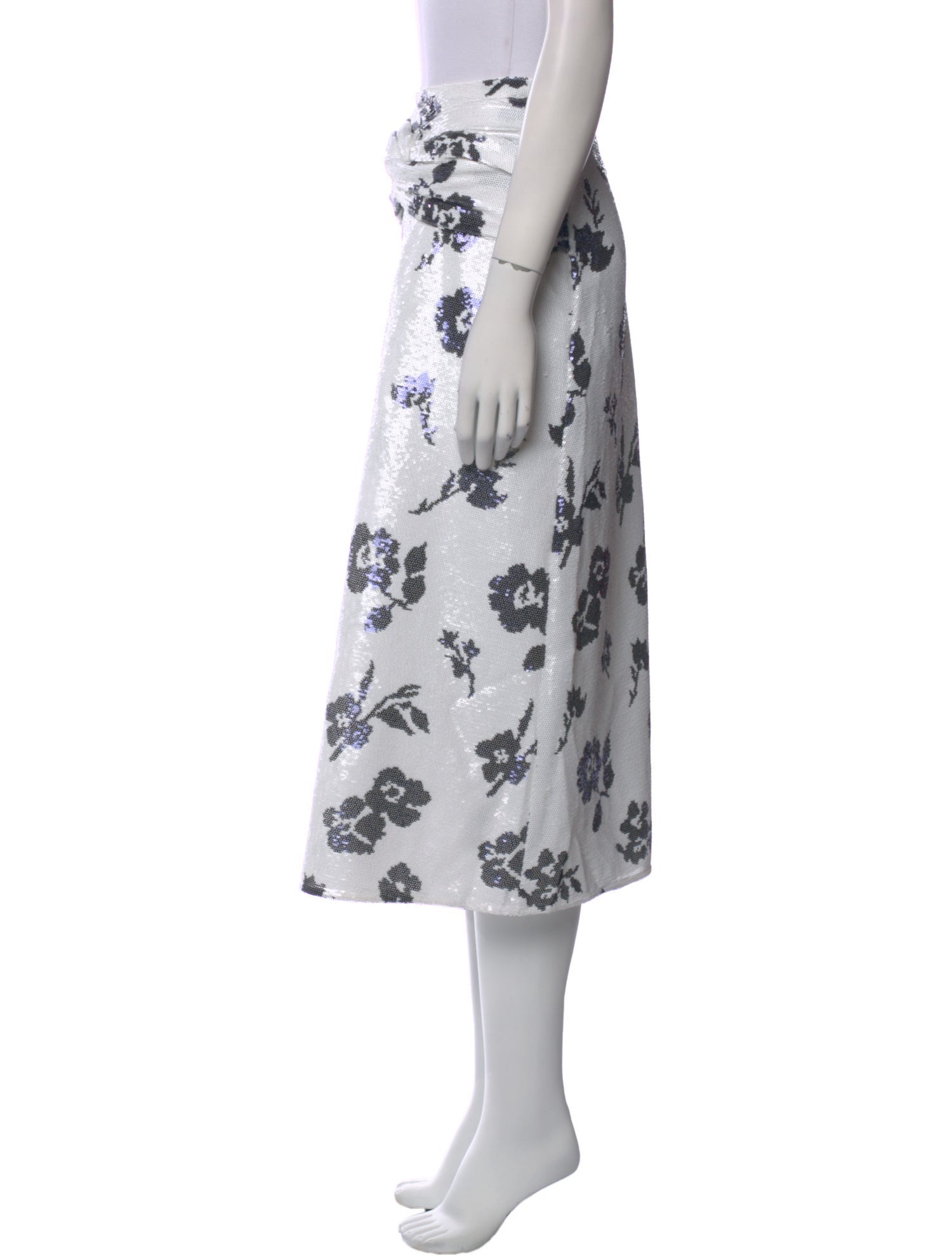 Self-Portrait Sequin Midi Length Skirt w/ Tags