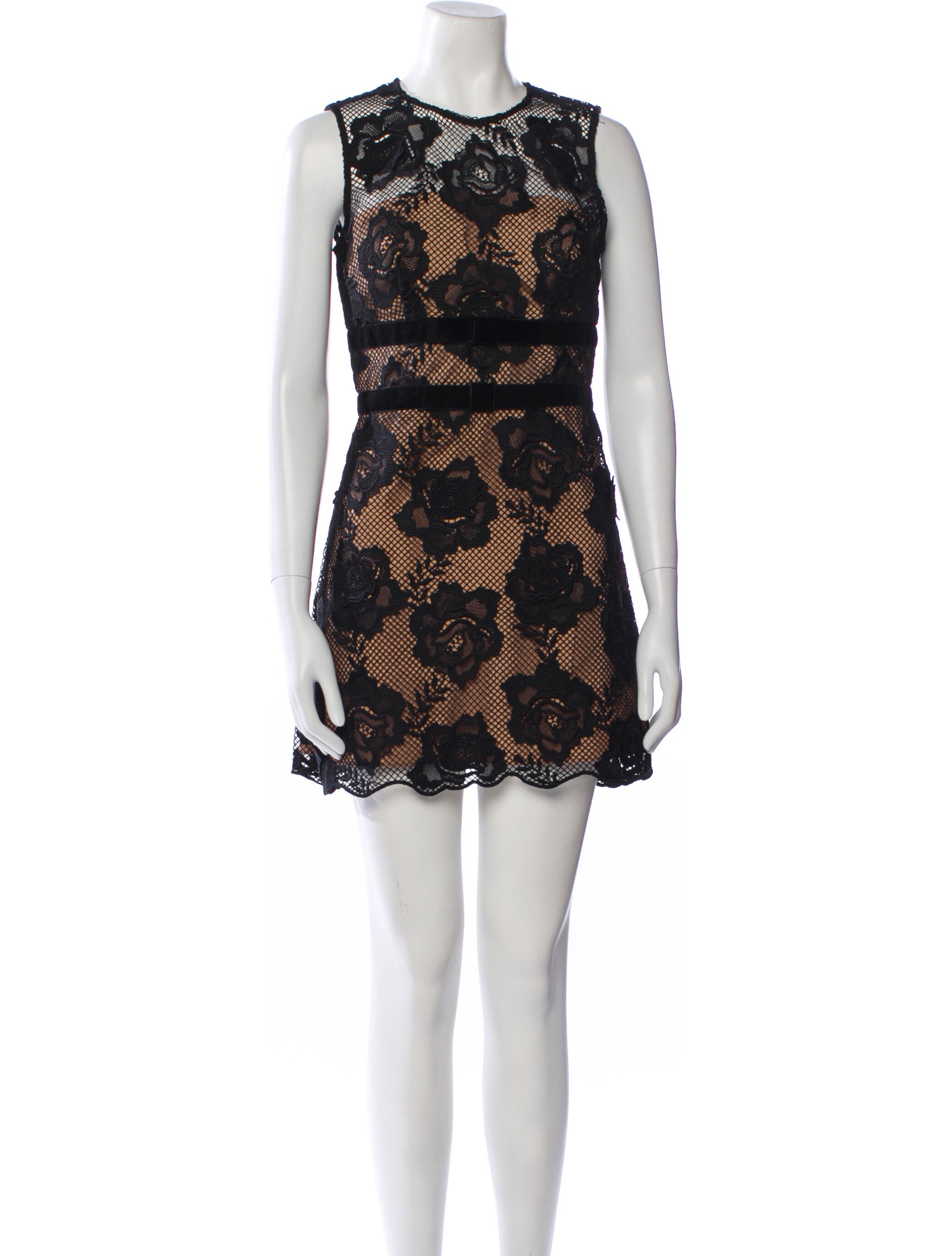 Self-Portrait Crochet Mini Dress w/ Tags