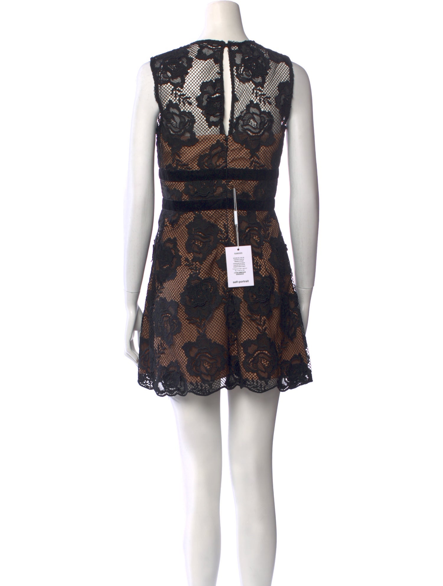 Self-Portrait Crochet Mini Dress w/ Tags