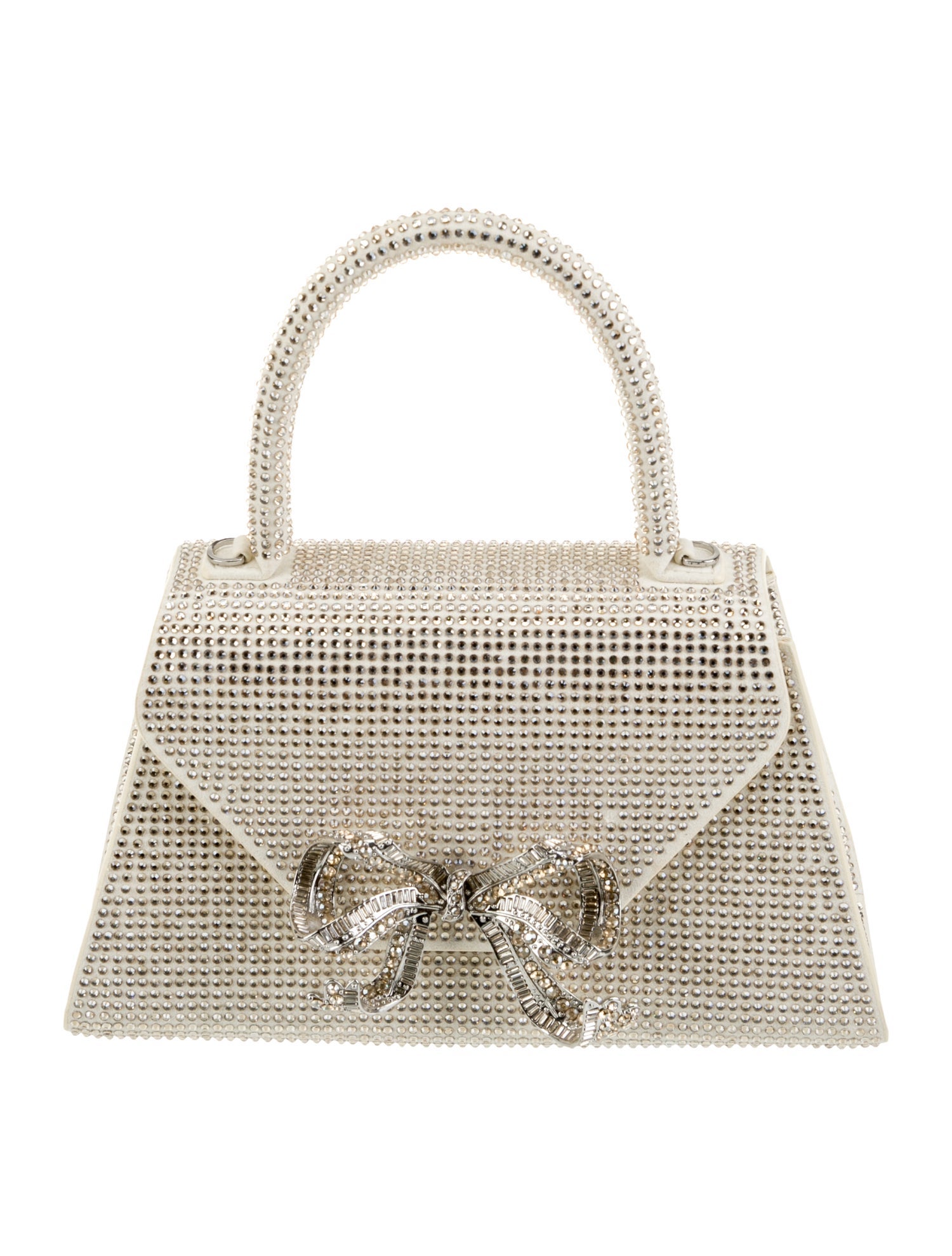 Self-Portrait Crystal Top Handle Bag