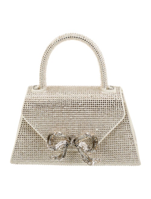 Self-Portrait Crystal Top Handle Bag