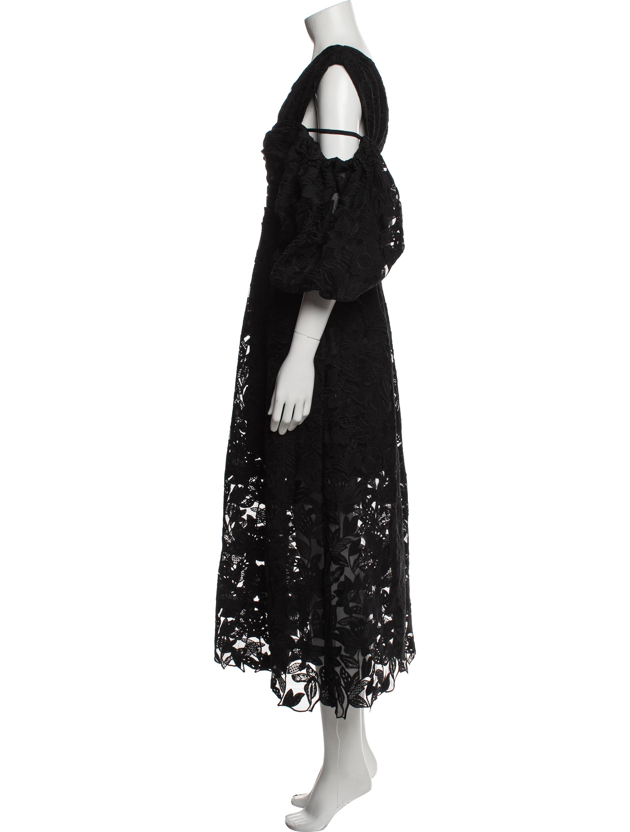 Self-Portrait Lace Pattern Long Dress w/ Tags