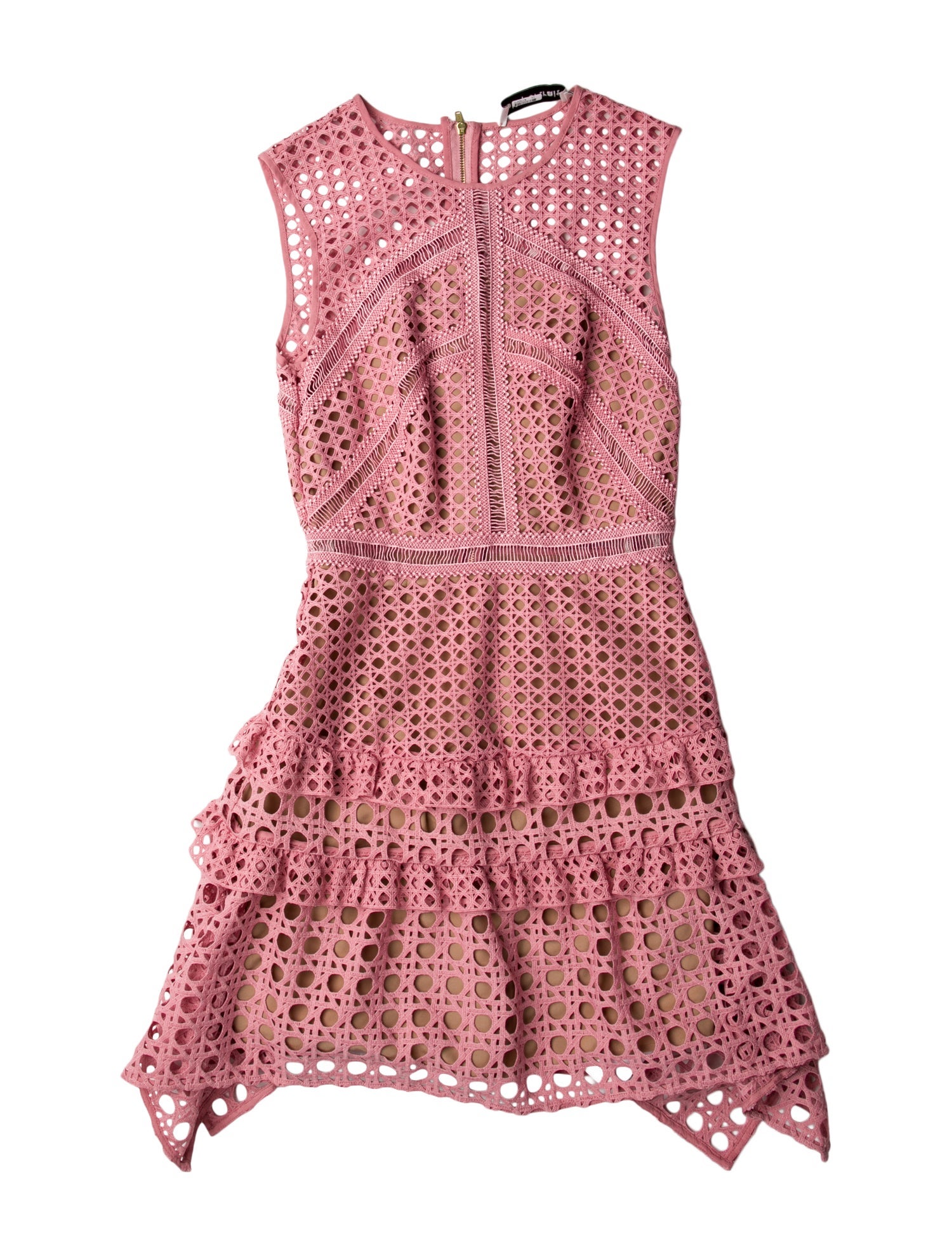 Self-Portrait Polka Dot Print Mini Dress