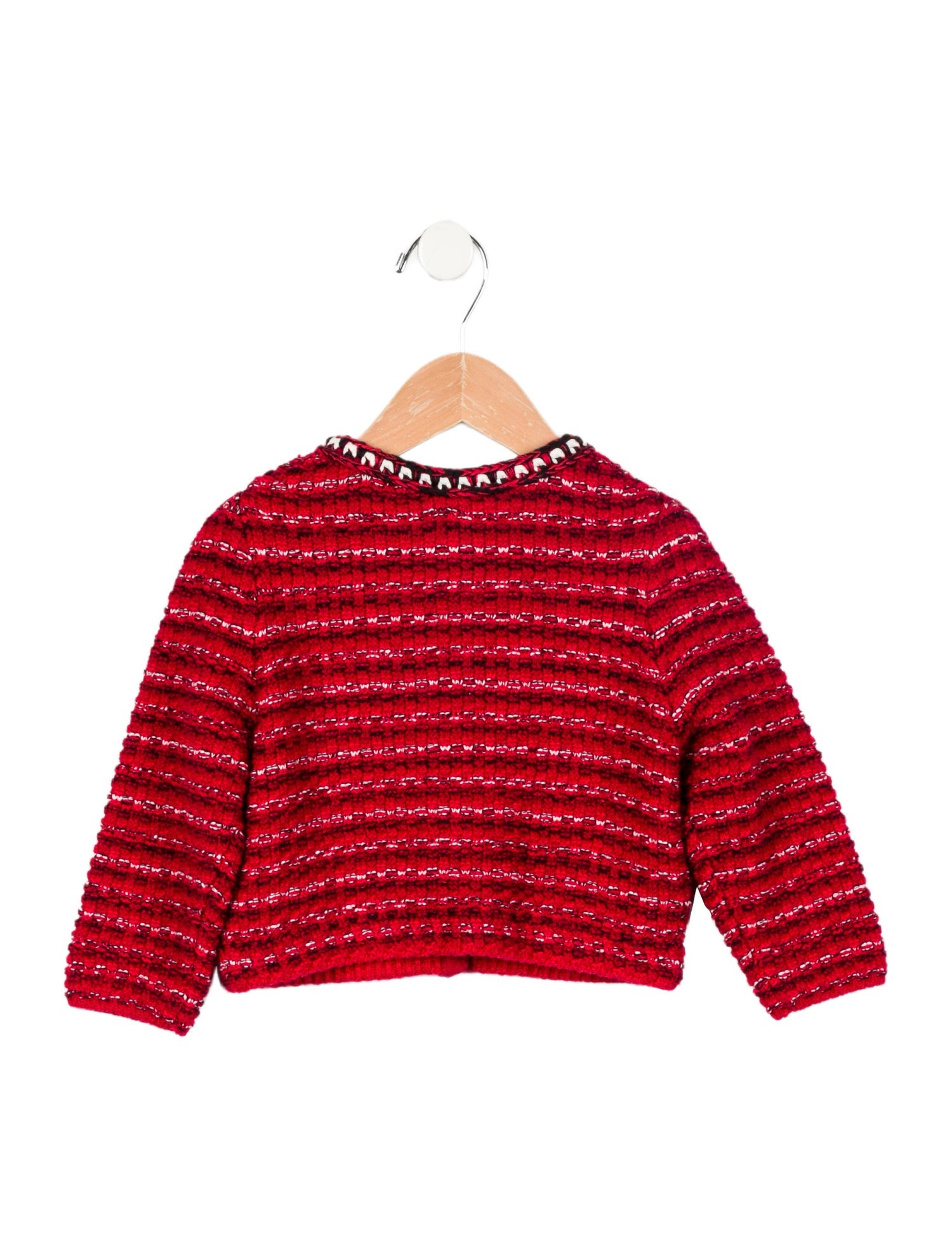 Self-Portrait Toddler Girls' Knit Cardigan