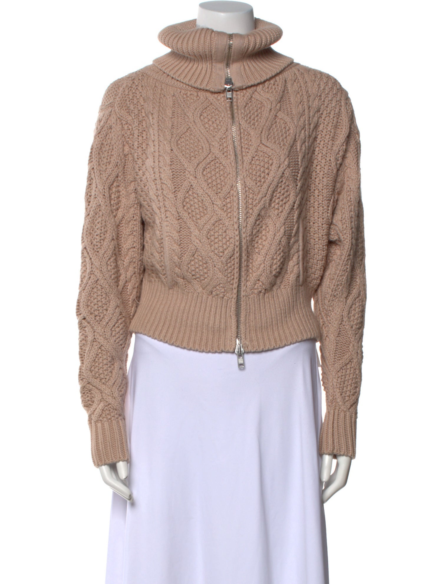 Self-Portrait Mock Neck Sweater