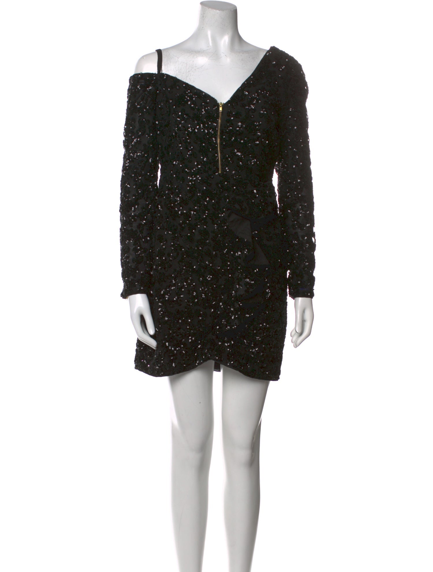 Self-Portrait Asymmetrical Mini Dress