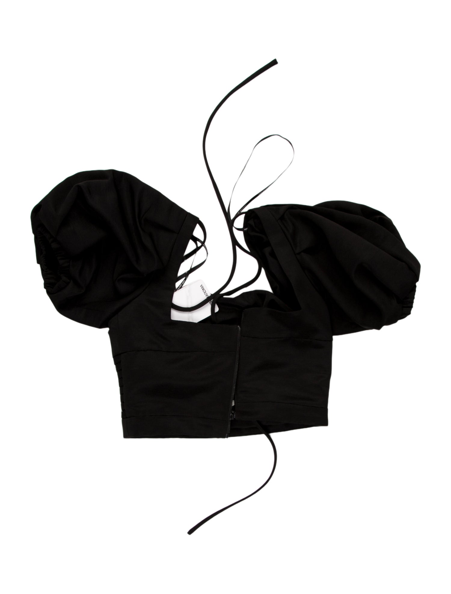 Self-Portrait Square Neckline Sleeveless Crop Top w/ Tags