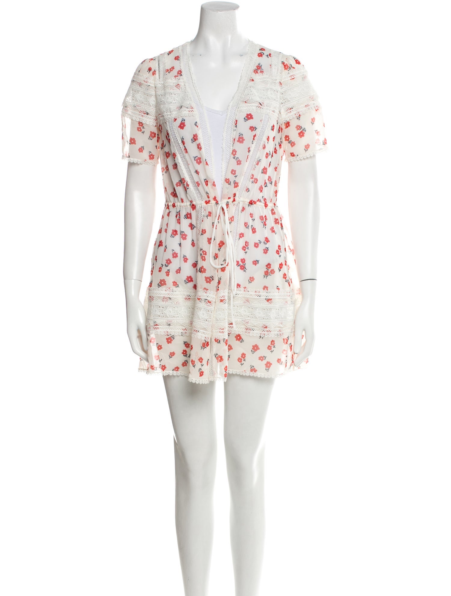 Self-Portrait Floral Print One-Piece